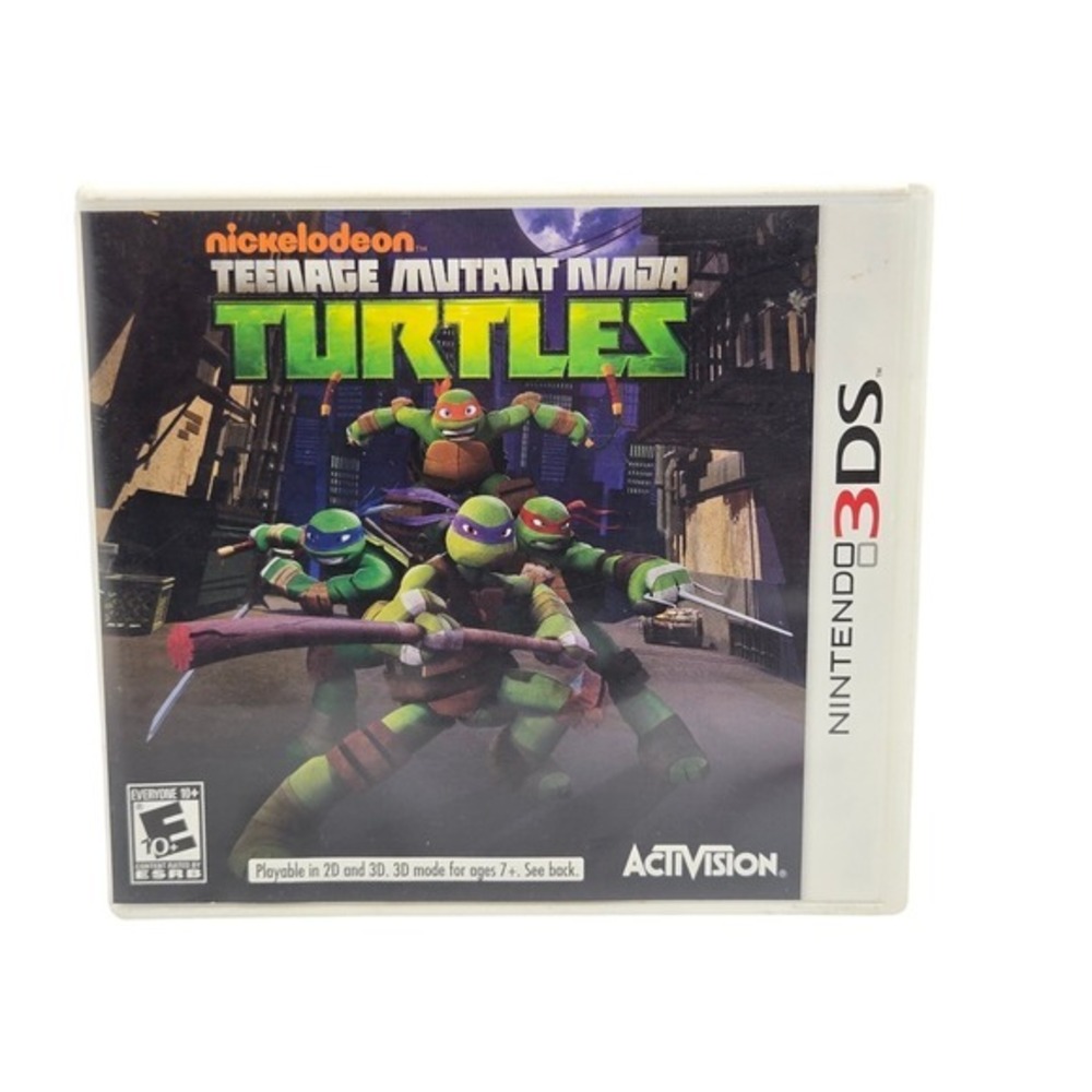 Nintendo 3DS Teenage Mutant Ninja Turtles Activision Game Cartridge Tested